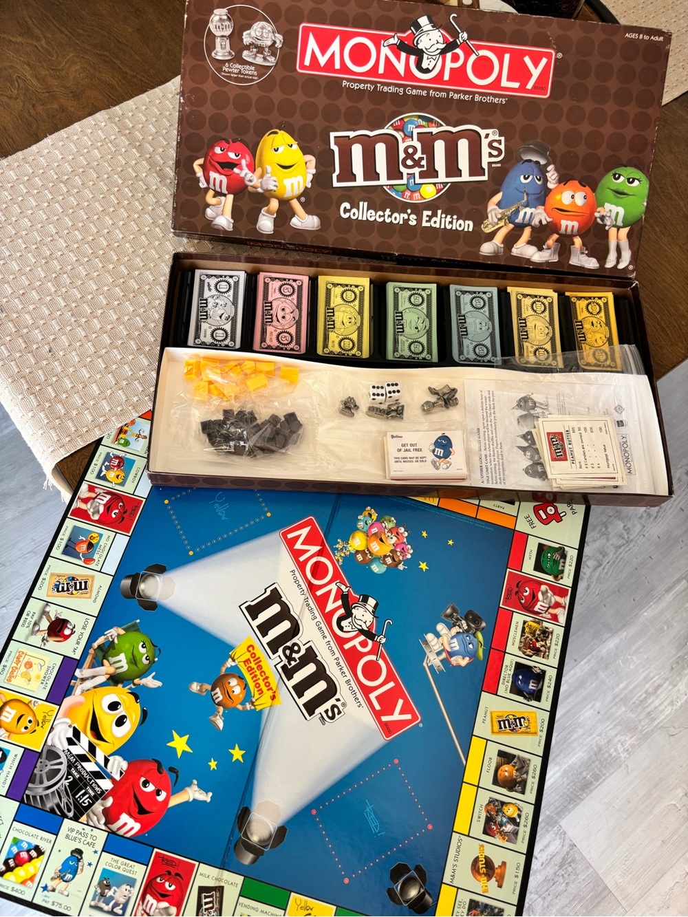 M&M's Monopoly Collectors Edition Board Game Gently Used- 2007 Parker Brothers
